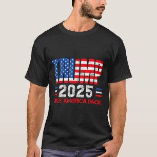 Camiseta Trump 2025 Leva A América Byck 47º Presidente De N