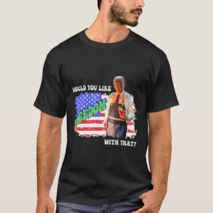 Camiseta Trump 2025 Quer Liberdade Com Essas Fritas