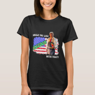 Camiseta Trump 2025 Você Gostaria de Liberdade com Essas Ba