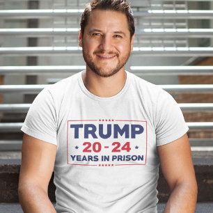 Camiseta Trump 20-24 Anos Na Prisão