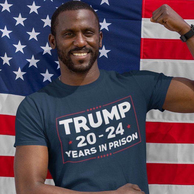Camiseta Trump 20-24 Anos Na Prisão (Criador carregado)