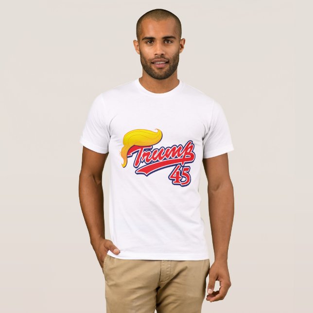 Camiseta Trump 45! (Frente Completa)