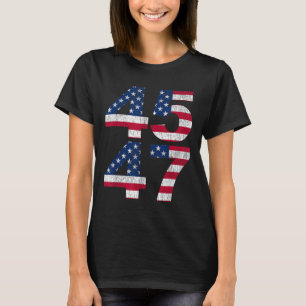 Camiseta Trump 45 47 2024 Presidente Vintage