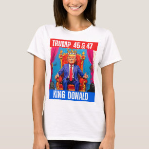 CAMISETA TRUMP 45 & 47 - KING DONALD