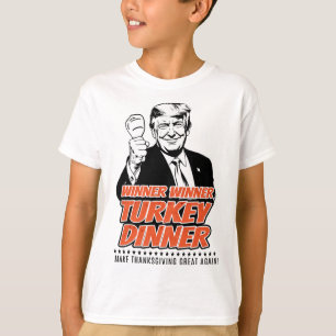 Camiseta Trump 47º Presidente vencedor do Dia de Ação de Gr