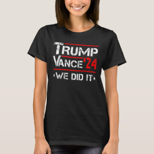 Camiseta Trump 47º Presidente venceu as eleições de 2024 vi