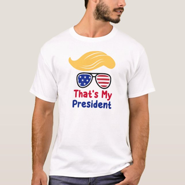 Camiseta Trump 47 - Esse é o meu presidente (Frente)