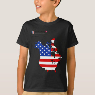 Camiseta Trump 51 State Of American Canada Flag United