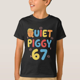 Camiseta Trump 6 7 Porco Quietinho Meme Político Divertido