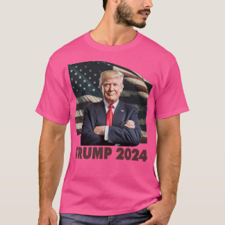 Camiseta Trump 6 com sinalizador longo