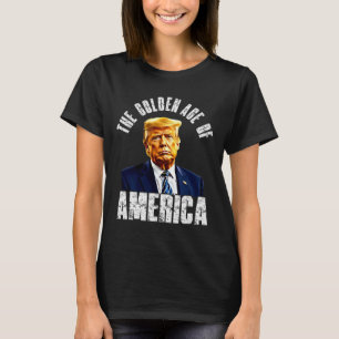 Camiseta Trump A Era De Ouro Da América Frases Famosas De T