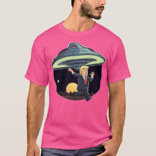Camiseta Trump Abduzido Por Ufo