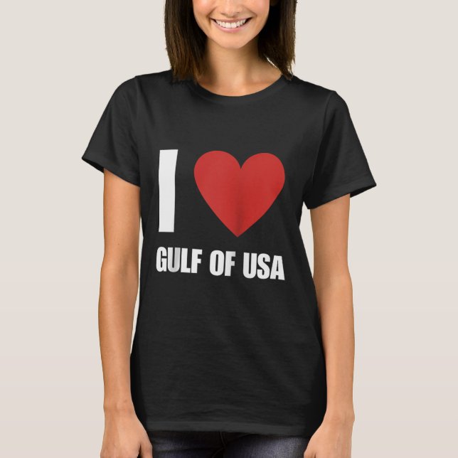 Camiseta Trump America Golfo do México Presidente Trump Gol (Frente)