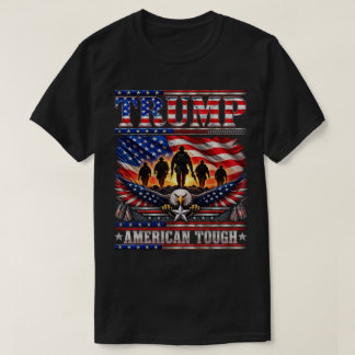 Camiseta Trump Americano Forte Patriótico