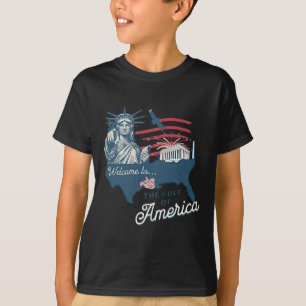 Camiseta Trump America's Golfo México Funny Trump Usa Flag