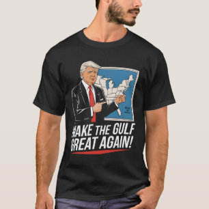 Camiseta Trump America's Golfo México Presidente Trump Golf