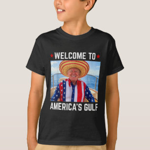 Camiseta Trump America's Golfo México Presidente Trump Somb