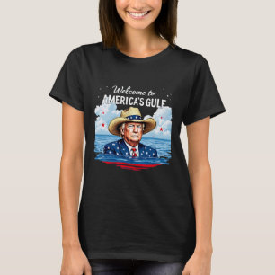 Camiseta Trump America's Golfo México Presidente Trump with