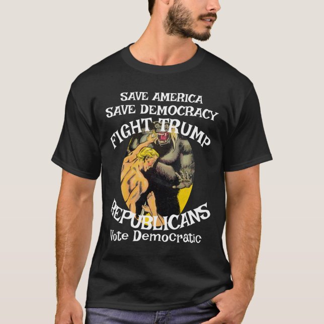 Camiseta Trump anexa Polônia para os Pierogis  (Frente)