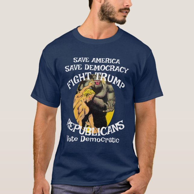 Camiseta Trump Antifascista (Frente)