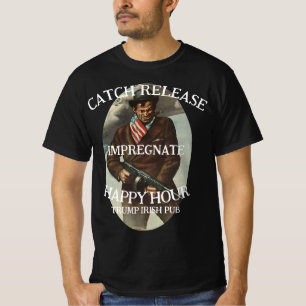 Camiseta Trump Arte Casa Pintura Original Driveway Fato