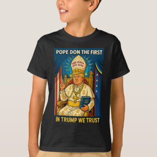 Camiseta Trump As Vaticano Church Pope - Pope Trump Meme
