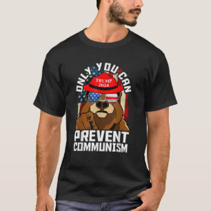 Camiseta Trump Bear 45 47 MAGA 2024 Apenas Você Pode Evitar