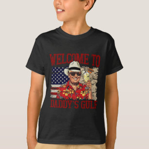 Camiseta Trump Bem-vindo ao Golfo do Papai Trump Verão do P