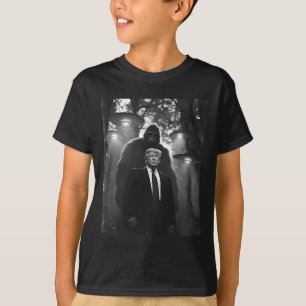 Camiseta Trump Bigfoot Ovni Encontro Alienígena Invasão Uap