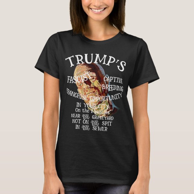 Camiseta Trump Black Shirts Sturmabteilung Hess Goring WH (Frente)