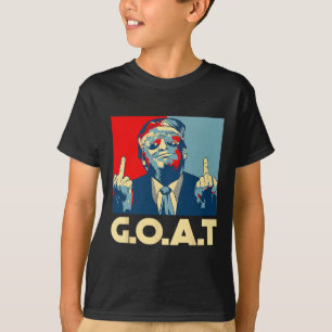 Camiseta Trump Bode 45º Presidente Dedo do Meio Eleição R