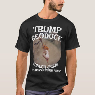 Camiseta Trump Bruxa Negra Jesus Partido Republicano Xixi