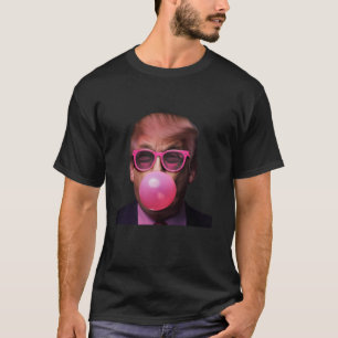Camiseta Trump Bubble Gum Donald Trump 2024 Votação Preside