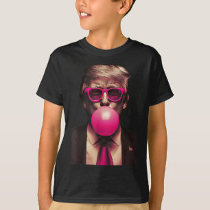 Camiseta Trump Bubble Gum Funny