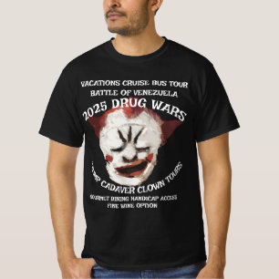 CAMISETA TRUMP CADÁVER PAGO DRUG GUERRA FÉRIAS CRUZEIRO