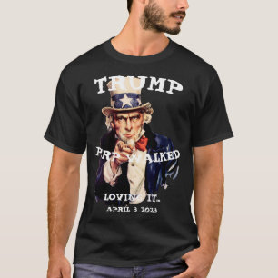 Camiseta Trump Caminhada Perp 2023 Terça Tio Sam