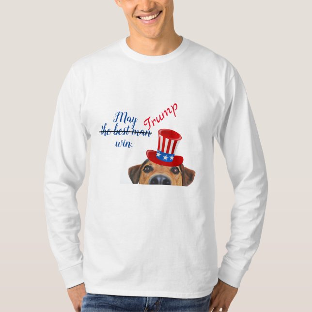 Camiseta Trump, Camisa-T de Homens Eleitorais (Frente)