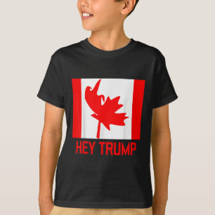 Camiseta Trump Canada Canadians For Trump Engraçado Design