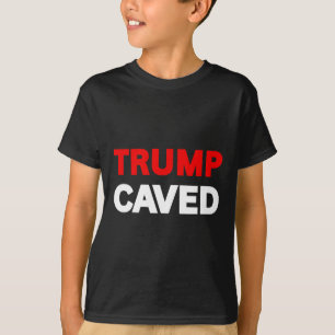 Camiseta Trump Cedeu Tarifas Guerras Comerciais Engraçado S