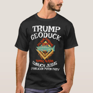 Camiseta Trump Condom Geoduck Eunuco Jesus Partido Republic