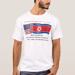 Camiseta Trump Cotação durante a Cúpula com Kim Jong no