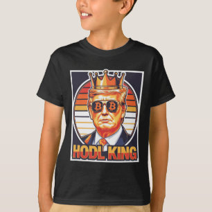 Camiseta Trump Crypto Shades Futuro De Mo Do Rei Bastão