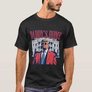 Camiseta Trump Daddys Casa Branca Eua Bandeira Americana Vi