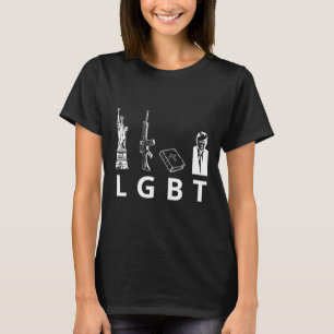 Camiseta Trump de Bíblia de Armas