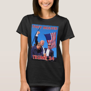 Camiseta Trump Desaparecido 2024 - Maga Política Patriótica