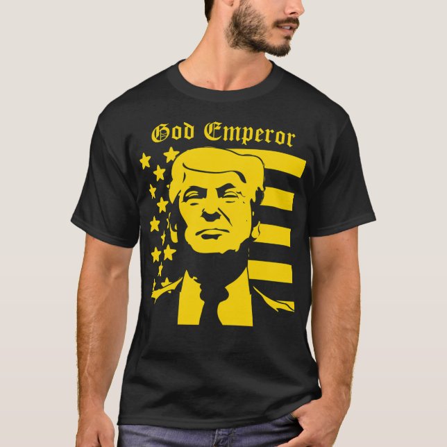 Camiseta Trump - Deus Imperador (Frente)