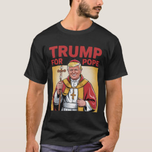 Camiseta Trump Divertido Para A República Vaticano Católica