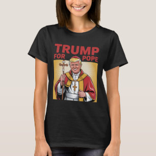 Camiseta Trump Divertido Para A República Vaticano Católica