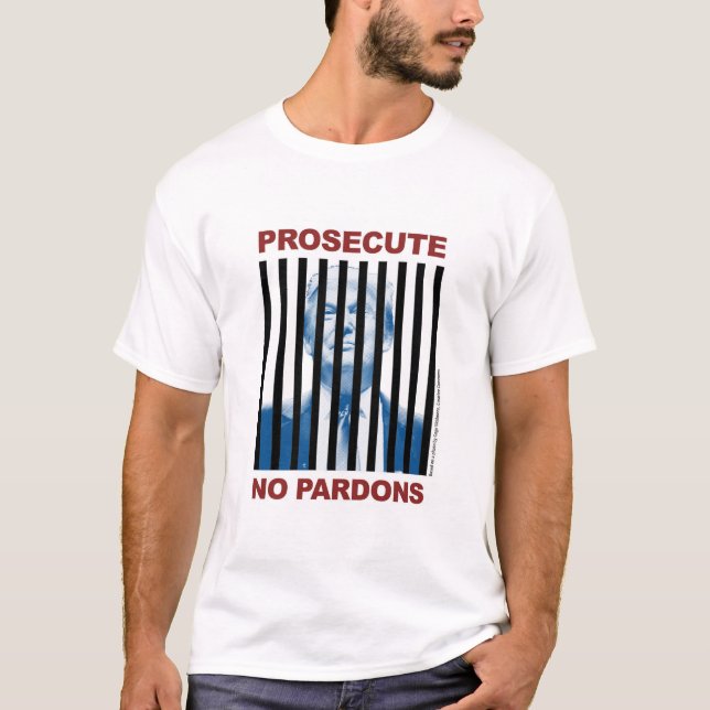 Camiseta Trump do Ministério Público — Sem Pardons (Frente)
