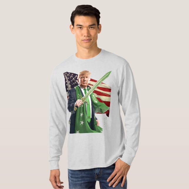 Camiseta Trump do St. Paddy (Frente Completa)